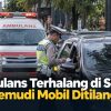 Ambulans Terhalang di Solo, Pengemudi Mobil Ditilang