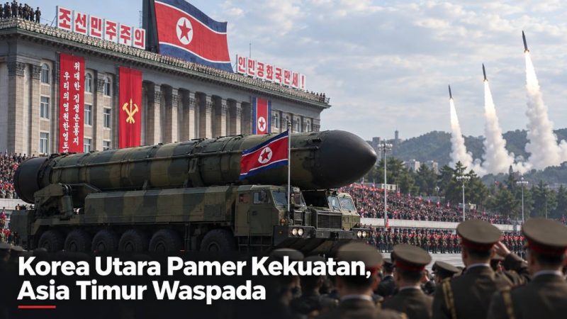 Korea Utara Pamer Kekuatan, Asia Timur Waspada