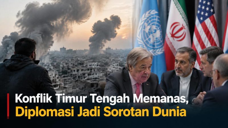 Konflik Timur Tengah Memanas, Diplomasi Jadi Sorotan Dunia