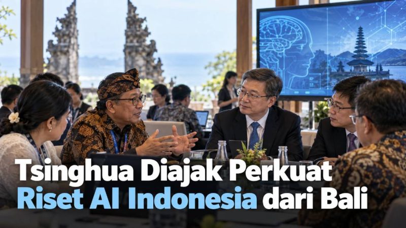 Tsinghua Diajak Perkuat Riset AI Indonesia dari Bali